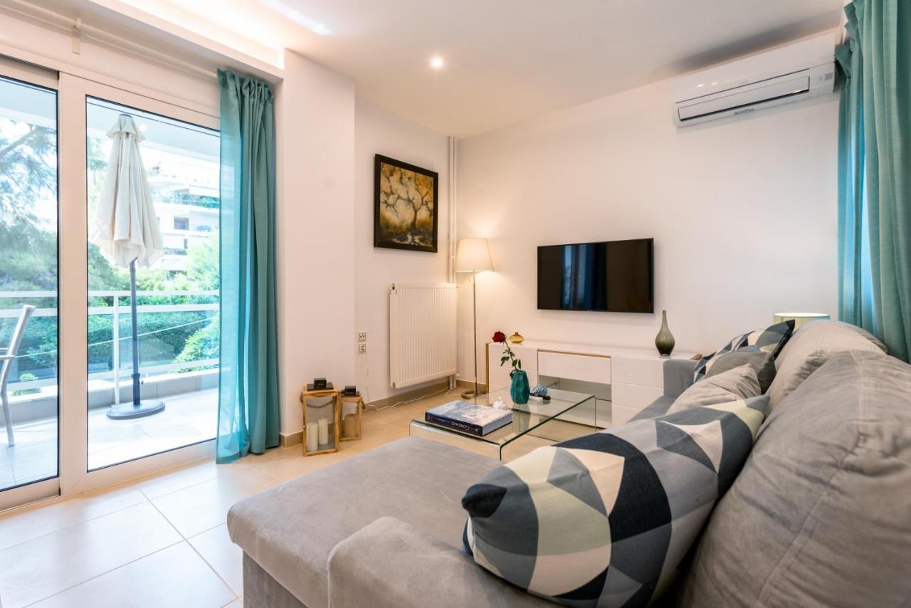 אתונה Lux 1-Bedroom Apartement Next To The Sea In Voula מראה חיצוני תמונה